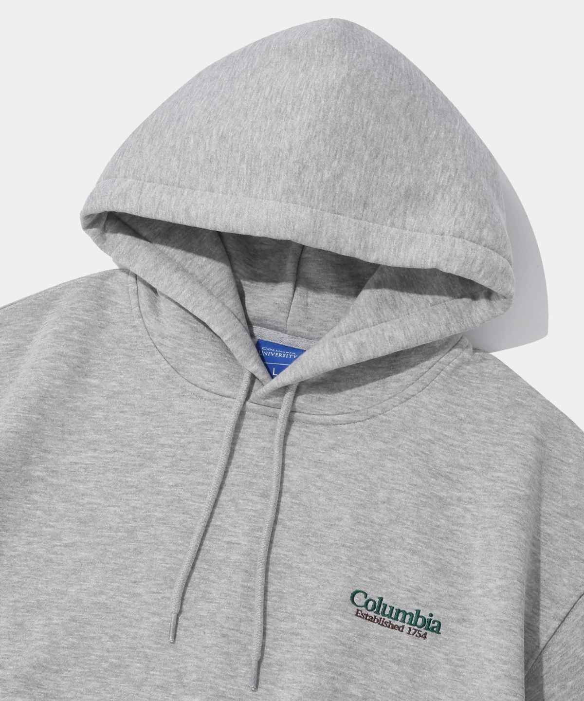 컬럼비아 유니버시티(COLUMBIA UNIVERSITY) NYC EMB FLEECE HOODIE_M.GRAY