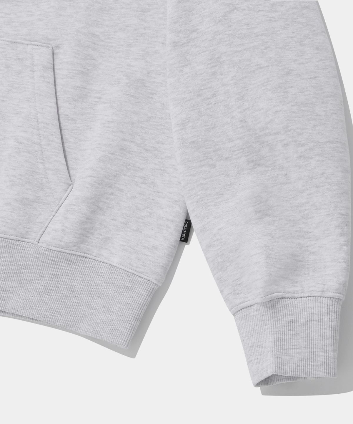 컬럼비아 유니버시티(COLUMBIA UNIVERSITY) BIG SCRIPT LOGO FLEECE HOODIE_LIGHT M GRAY
