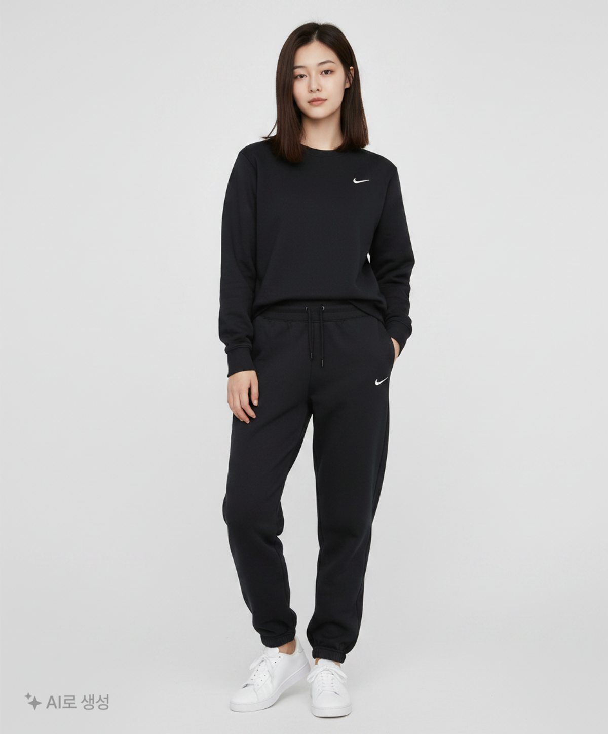 나이키(NIKE) 스포츠웨어 피닉스 플리스 하이웨이스트 오버사이즈 스웨트팬츠 W - 블랙: 세일 / DQ5888-010 S