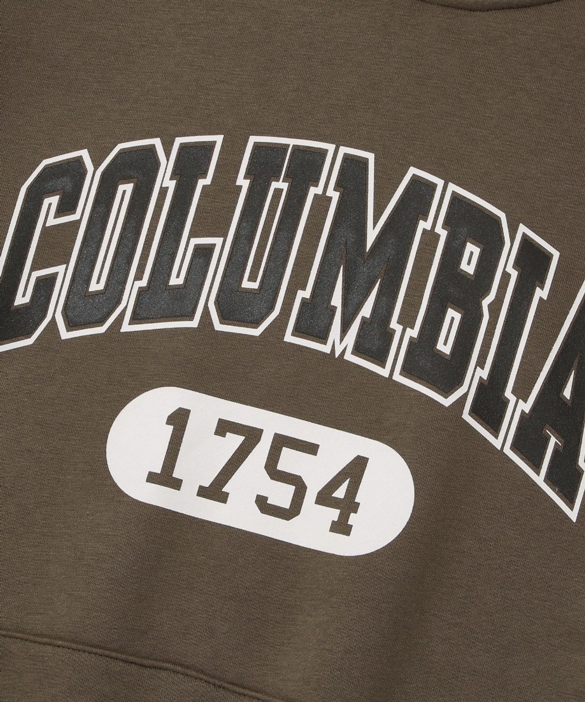 컬럼비아 유니버시티(COLUMBIA UNIVERSITY) 1754 ARCH LOGO FLEECE HOODIE_BROWN