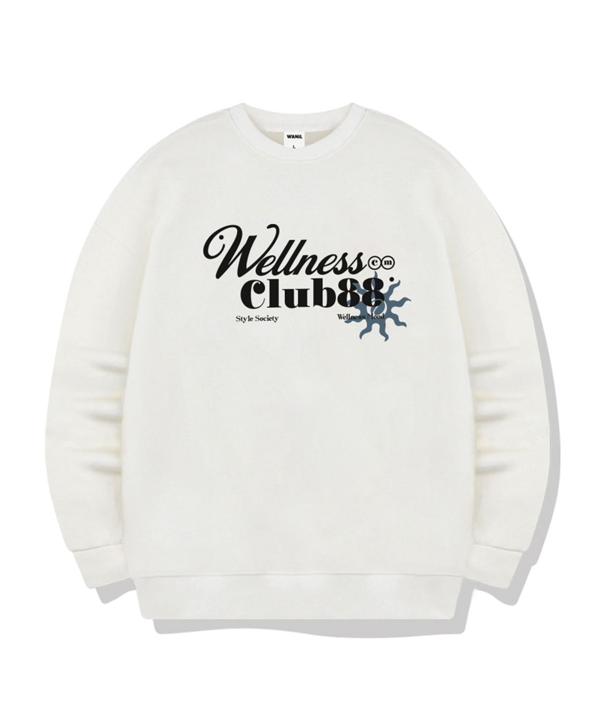 웨닐(WANIL) 웰니스클럽 오버핏 맨투맨 티셔츠 5 Color [WALM_4003]