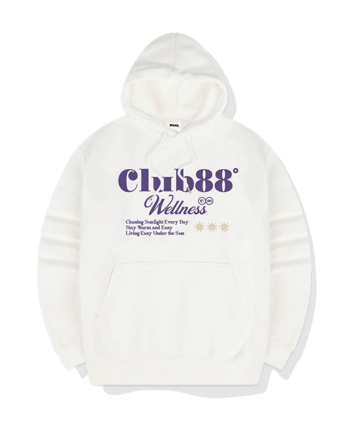 웨닐(WANIL) 클럽88 오버핏 후드티셔츠 5 Color [WALI_4004]