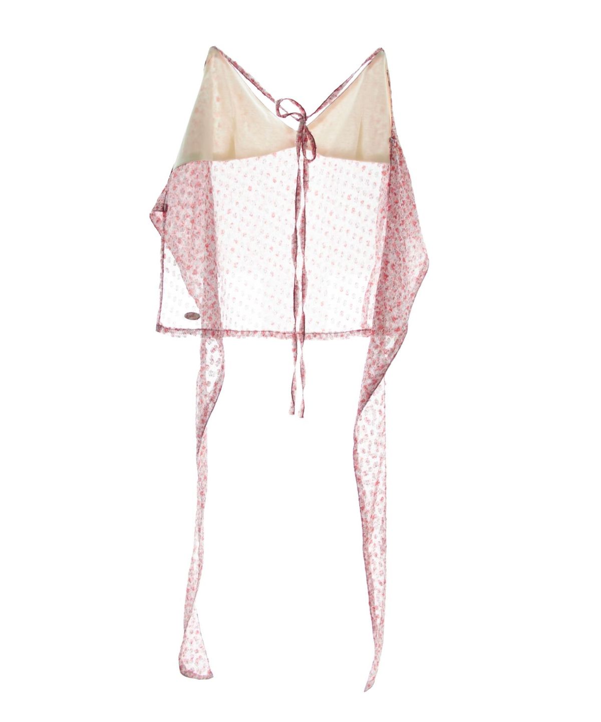 구름킴(GULEMKIM) Hanging Neck Broken Flower Backless Suspender (ripple nectar)