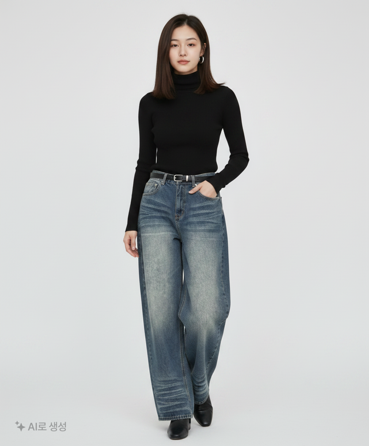 어널러코드(ANOLORCODE) 청/데님 팬츠 S
