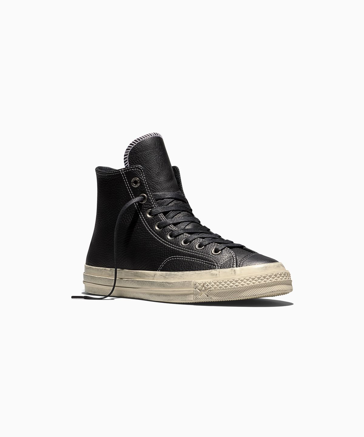 컨버스(CONVERSE) 척 70 X 빈티지 레더 워크웨어 슬래커 블랙 A24765C