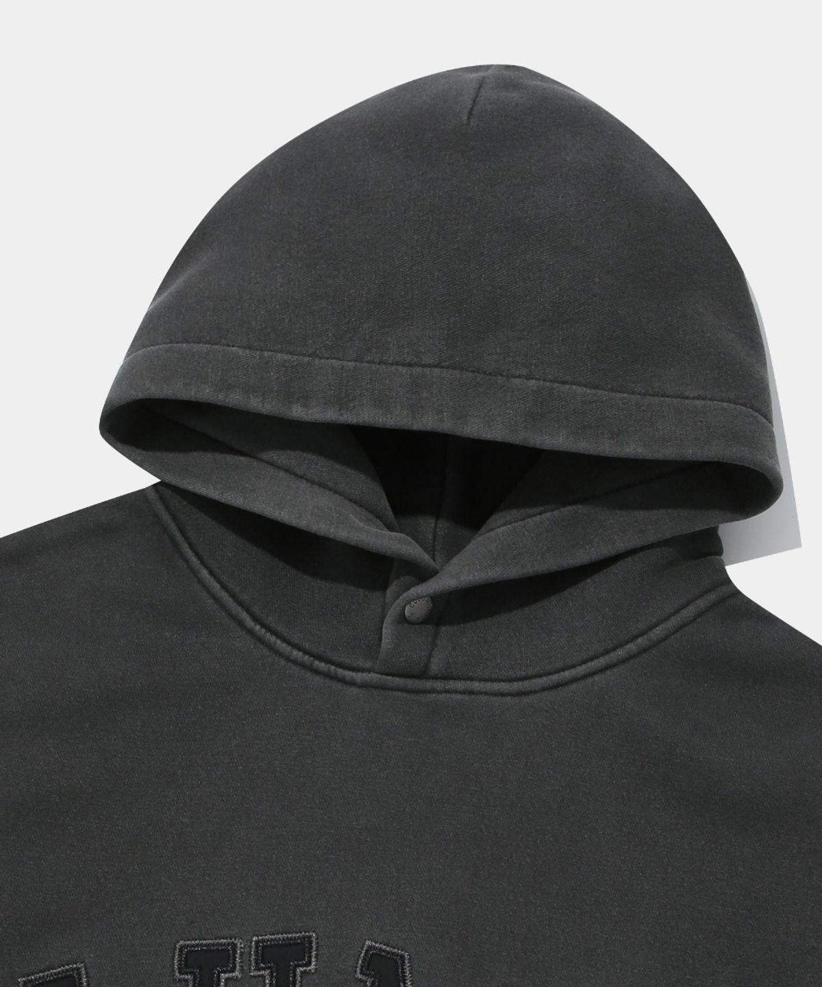 컬럼비아 유니버시티(COLUMBIA UNIVERSITY) BIG ARCH DYED FLEECE HOODIE_CHARCOAL