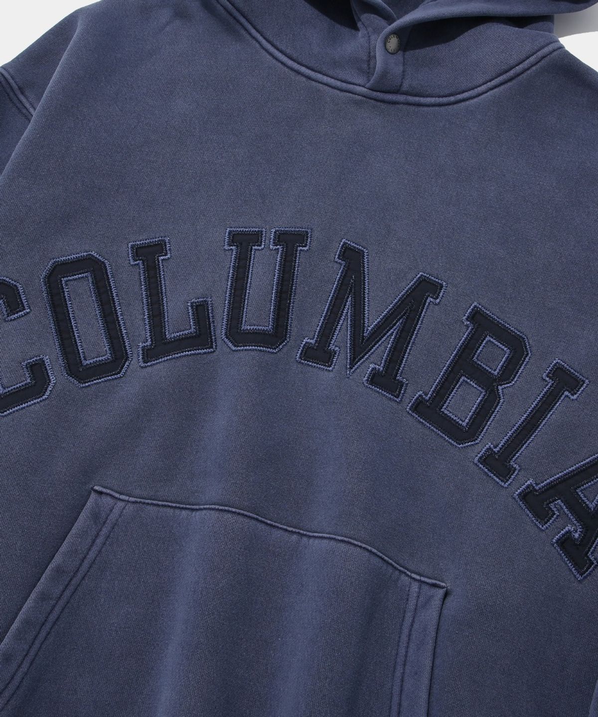 컬럼비아 유니버시티(COLUMBIA UNIVERSITY) BIG ARCH DYED FLEECE HOODIE_NAVY