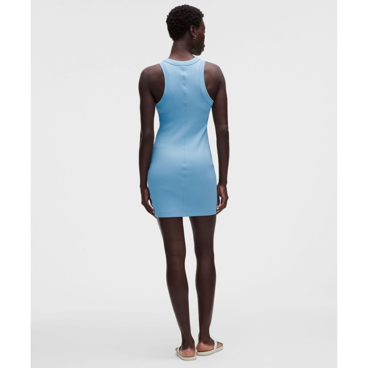 룰루레몬(LULULEMON) 리브드 헤비웨이트 코튼 블렌드 미니 드레스 *쉘프 브라  DEAM
