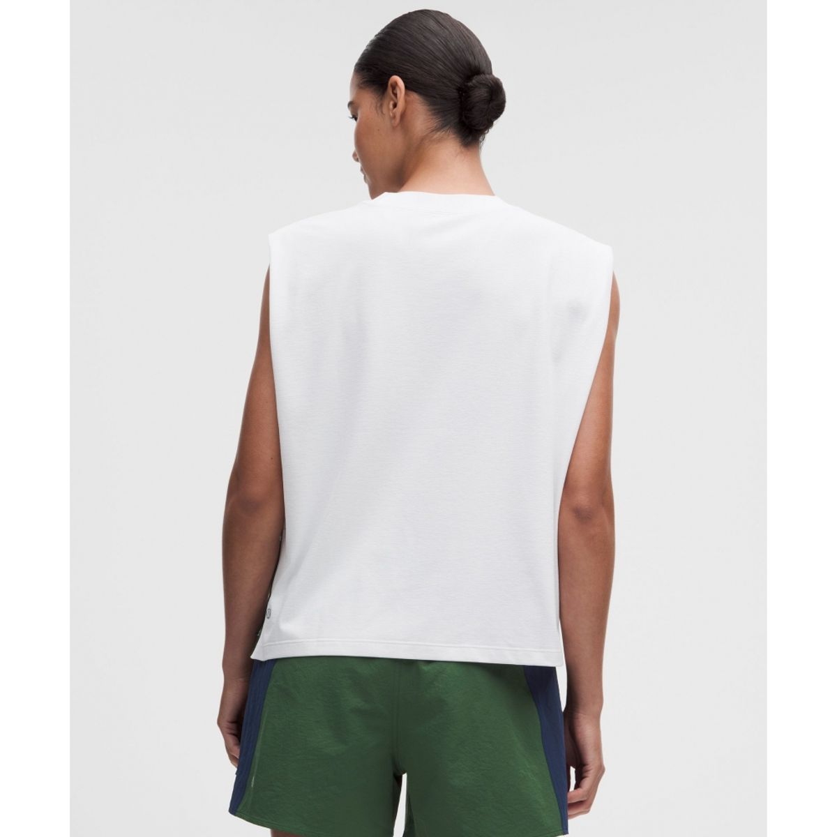 룰루레몬(LULULEMON) 릴랙스 핏 머슬 탱크탑 *테니스 그래픽  WHT IVYG