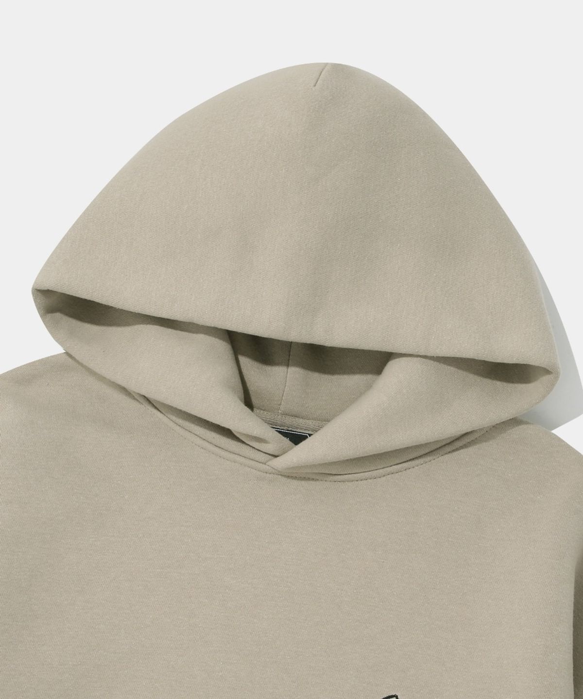 컬럼비아 유니버시티(COLUMBIA UNIVERSITY) NEW SCRIPT LOGO FLEECE HOODIE_NATURAL BEIGE