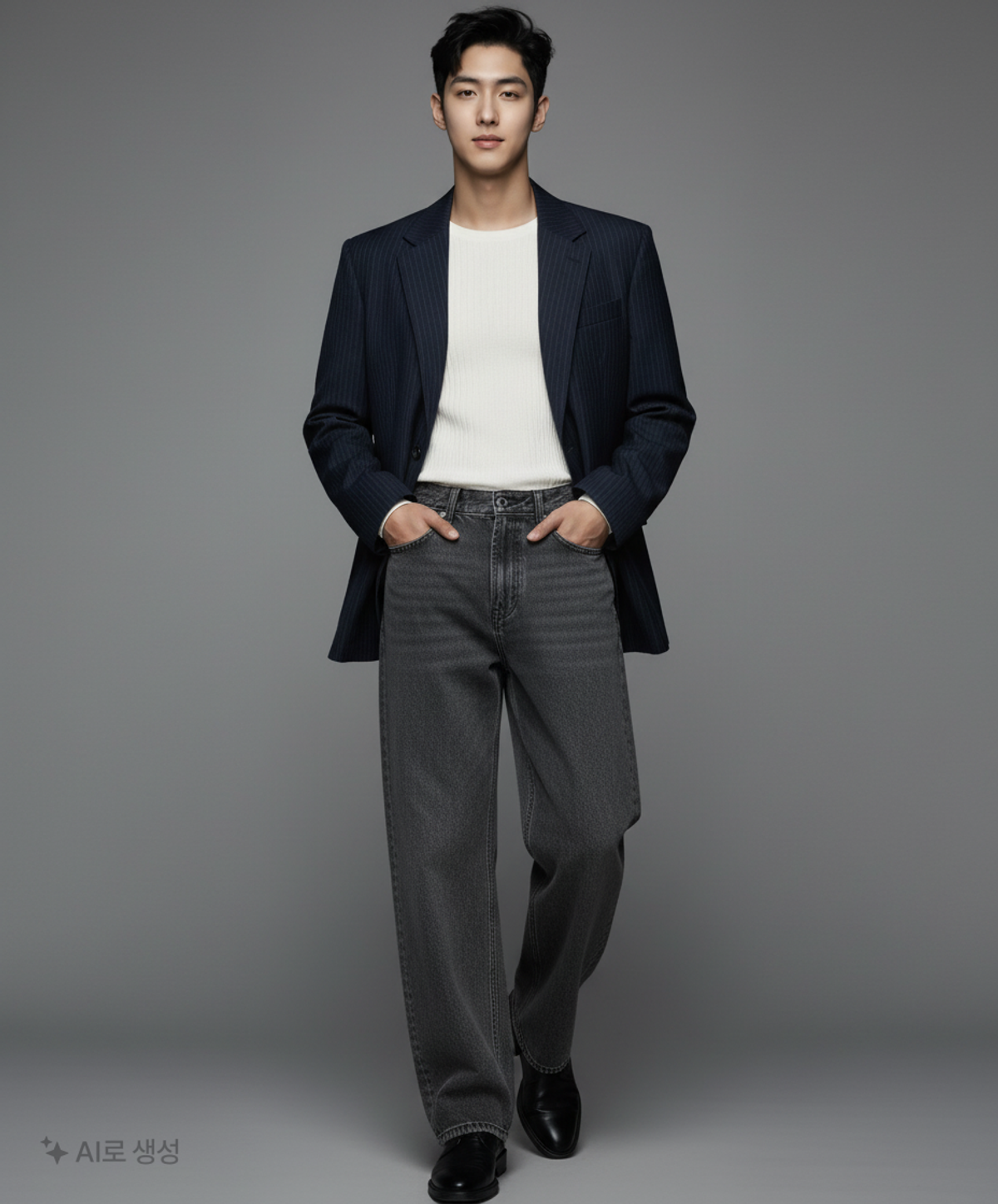 스파오(SPAO) 청/데님 팬츠 80