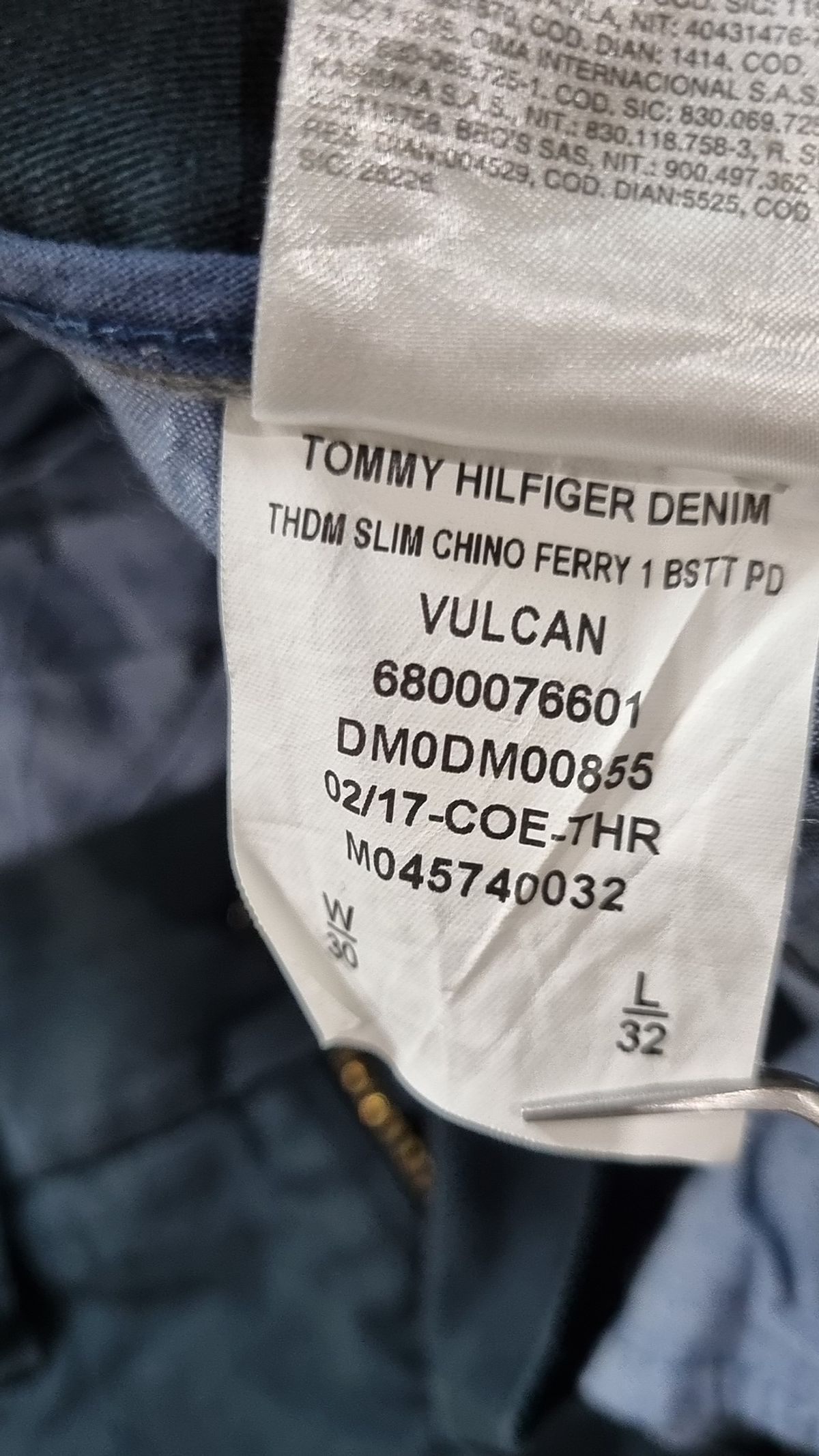 힐피거데님(Hilfiger Denim by Tommy Hilfiger) 코튼 팬츠 30