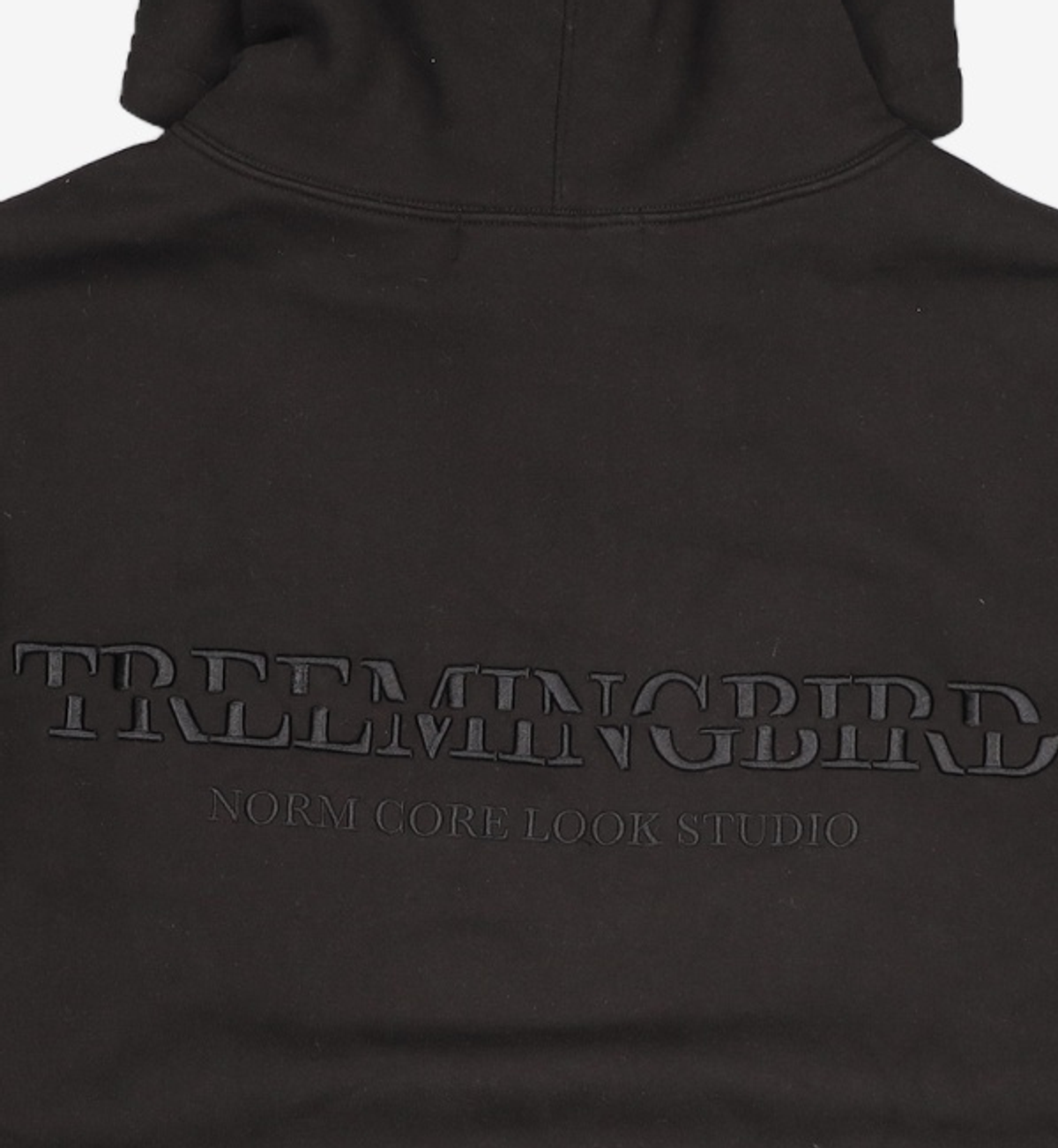 트리밍버드(TREEMINGBIRD) Rivet Sweat Set-up Hoodie [ Black ] XL
