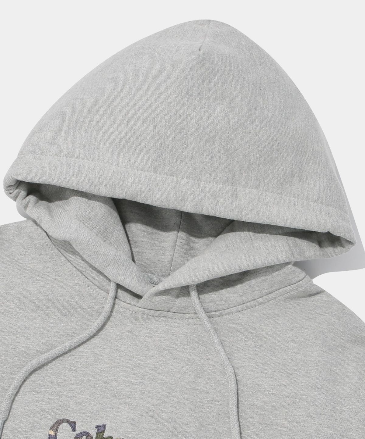 컬럼비아 유니버시티(COLUMBIA UNIVERSITY) CU CAMO LOGO FLEECE HOODIE_M.GRAY