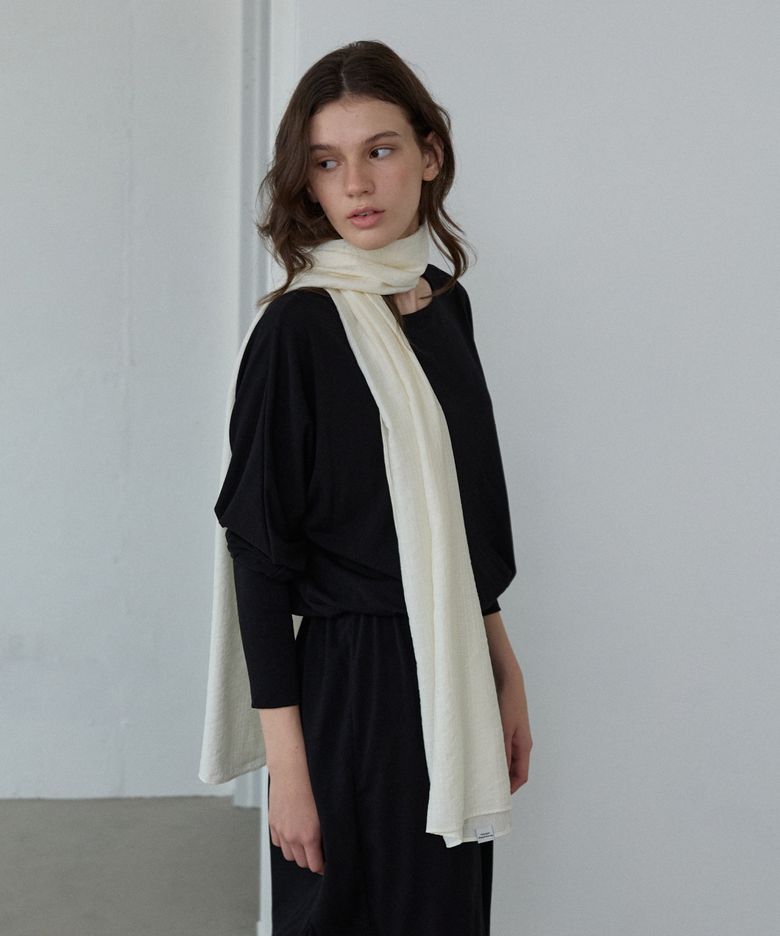Ladder Scarf_Ivory