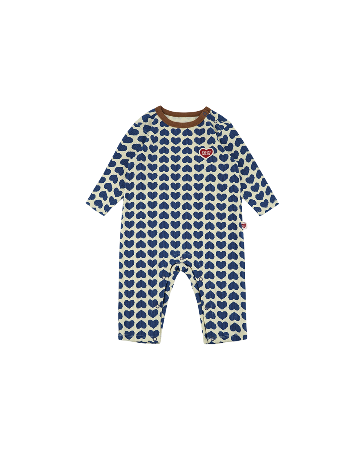 벨리타앤보이즈(BELITANBOYS) 블루 촘촘하트 점프수트 BB63BS02BL