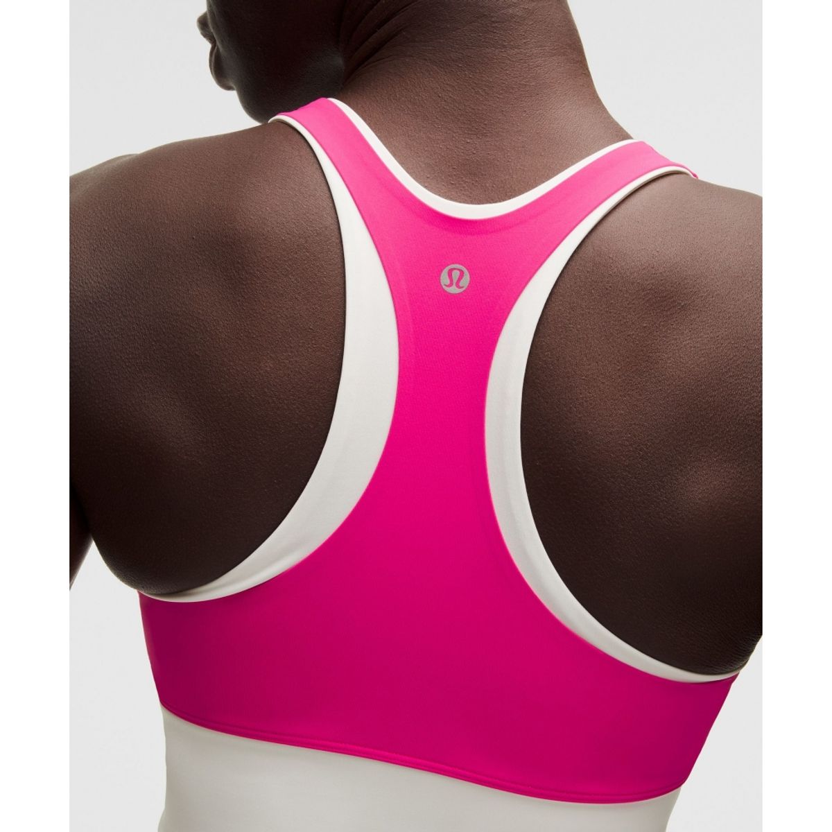 룰루레몬(LULULEMON) 레이어드 레이서백 테니스 탱크탑  FLFT WHT
