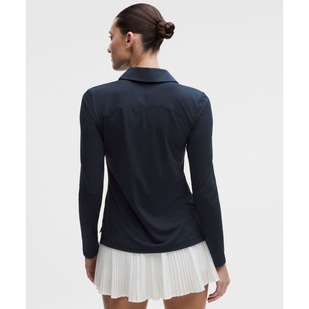 룰루레몬(LULULEMON) 퀵 드라이 롱슬리브 폴로 셔츠 *스트레이트 헴  TRNV