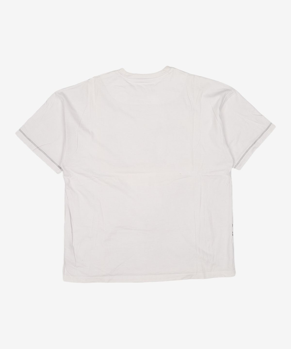 메종미네드(MAISON MINED) SPINY LEAVE LOGO HALF SLEEVE WHITE L
