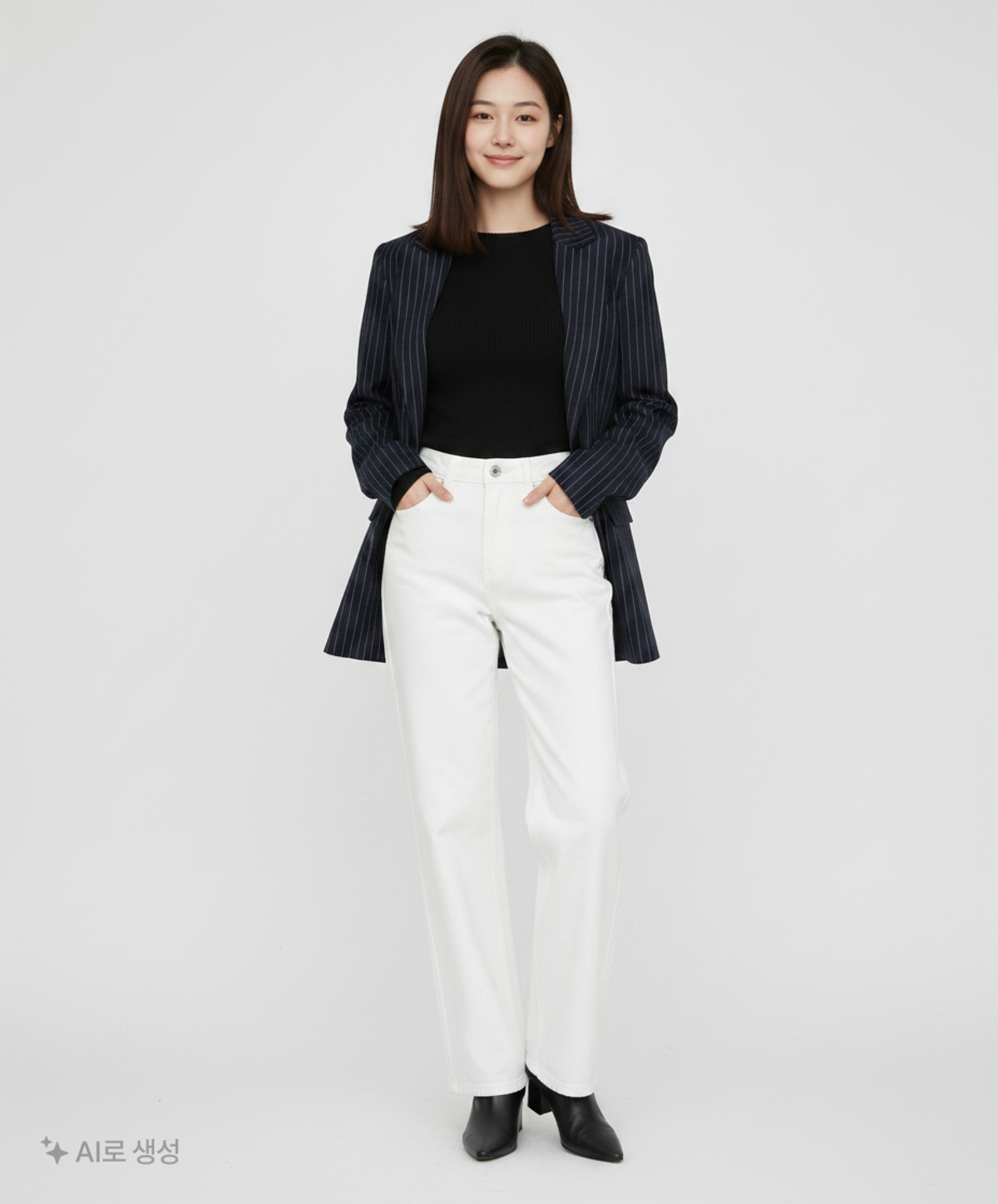 오브유이(AUBE UE) 청/데님 팬츠 S