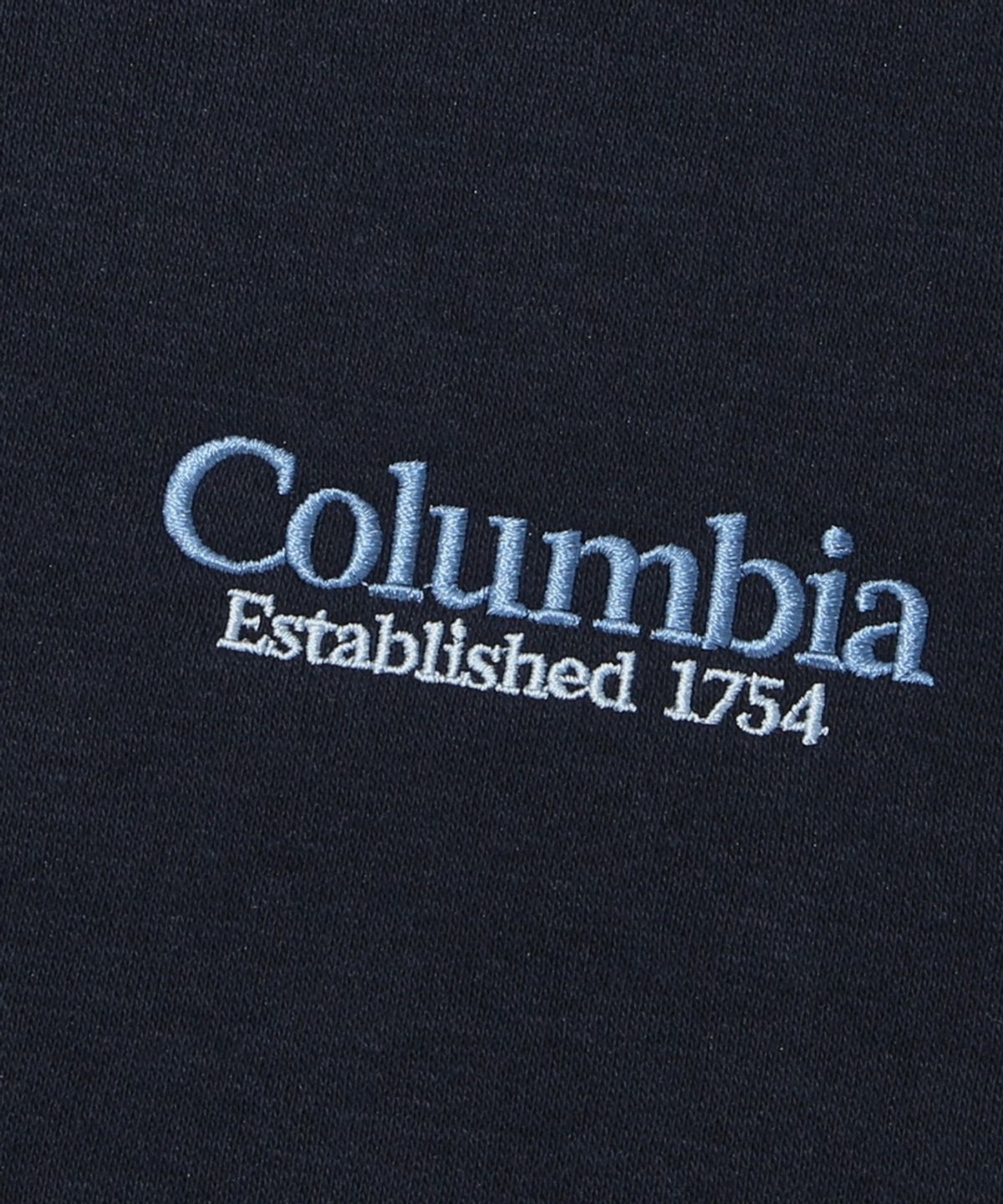 컬럼비아 유니버시티(COLUMBIA UNIVERSITY) NYC EMB FLEECE H/ZIP SWEATSHIRT_NAVY
