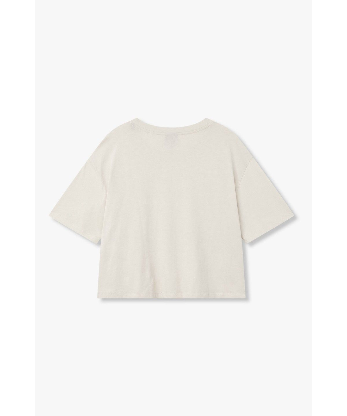 아르마니 익스체인지(ARMANI EXCHANGE) 여성 빅 스팽글 로고 티셔츠_라이트 베이지 A426330503
