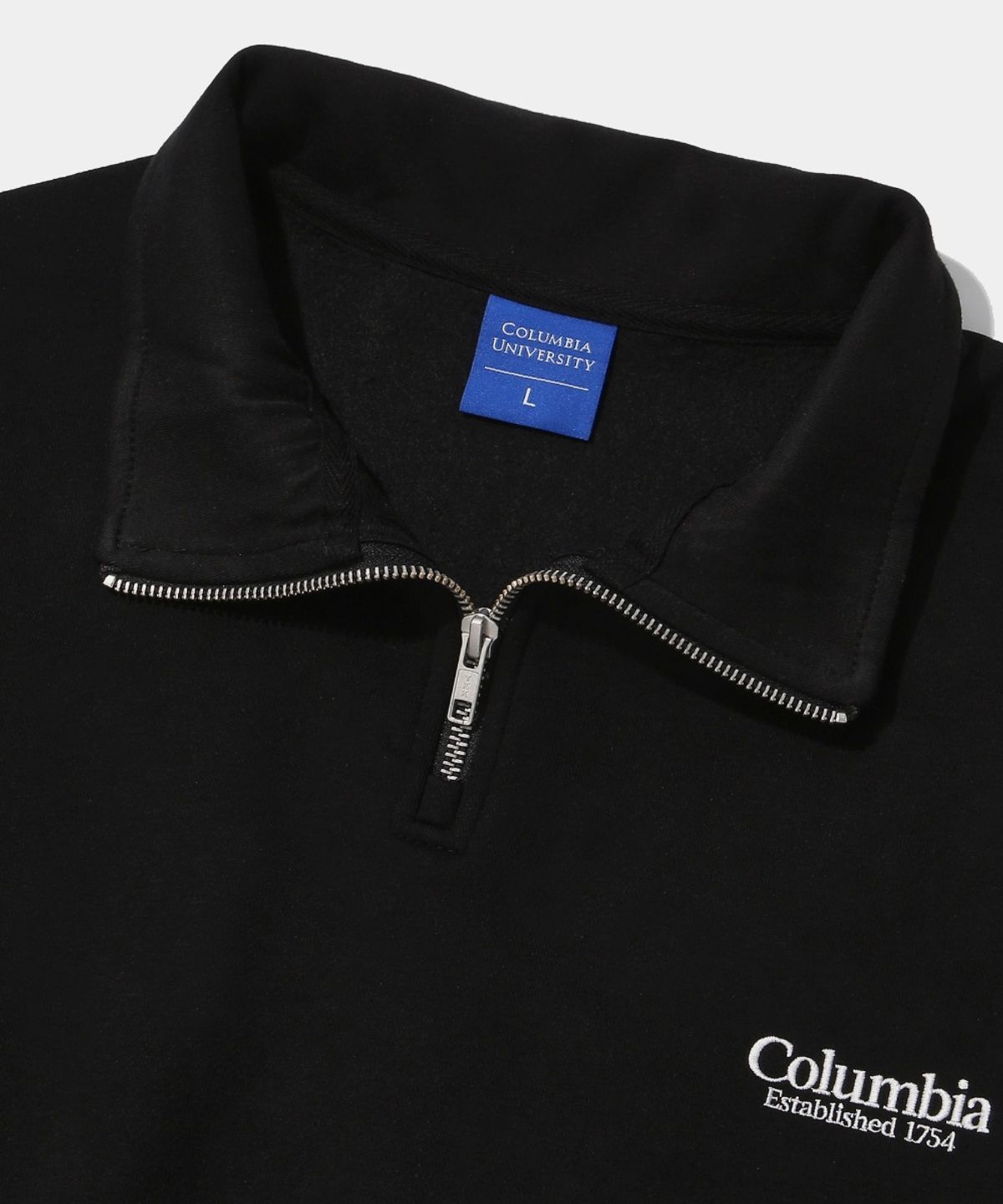컬럼비아 유니버시티(COLUMBIA UNIVERSITY) NYC EMB FLEECE H/ZIP SWEATSHIRT_BLACK