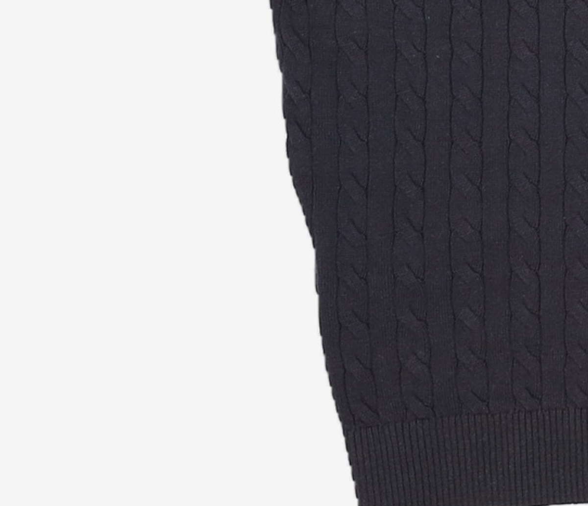 티엔지티(TNGT) Essential Cable Knit Top (Navy) TNSW5E204N2 95