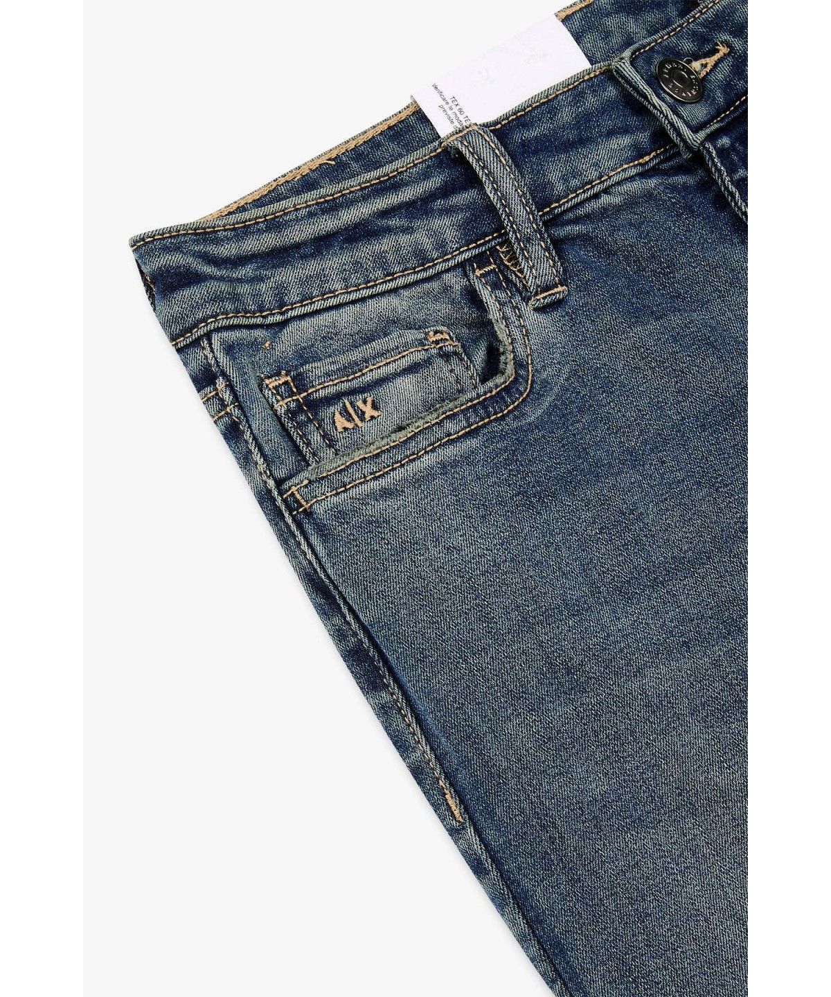 아르마니 익스체인지(ARMANI EXCHANGE) 여성 스트레치 플레어 핏 데님 팬츠 _블루 A426340600