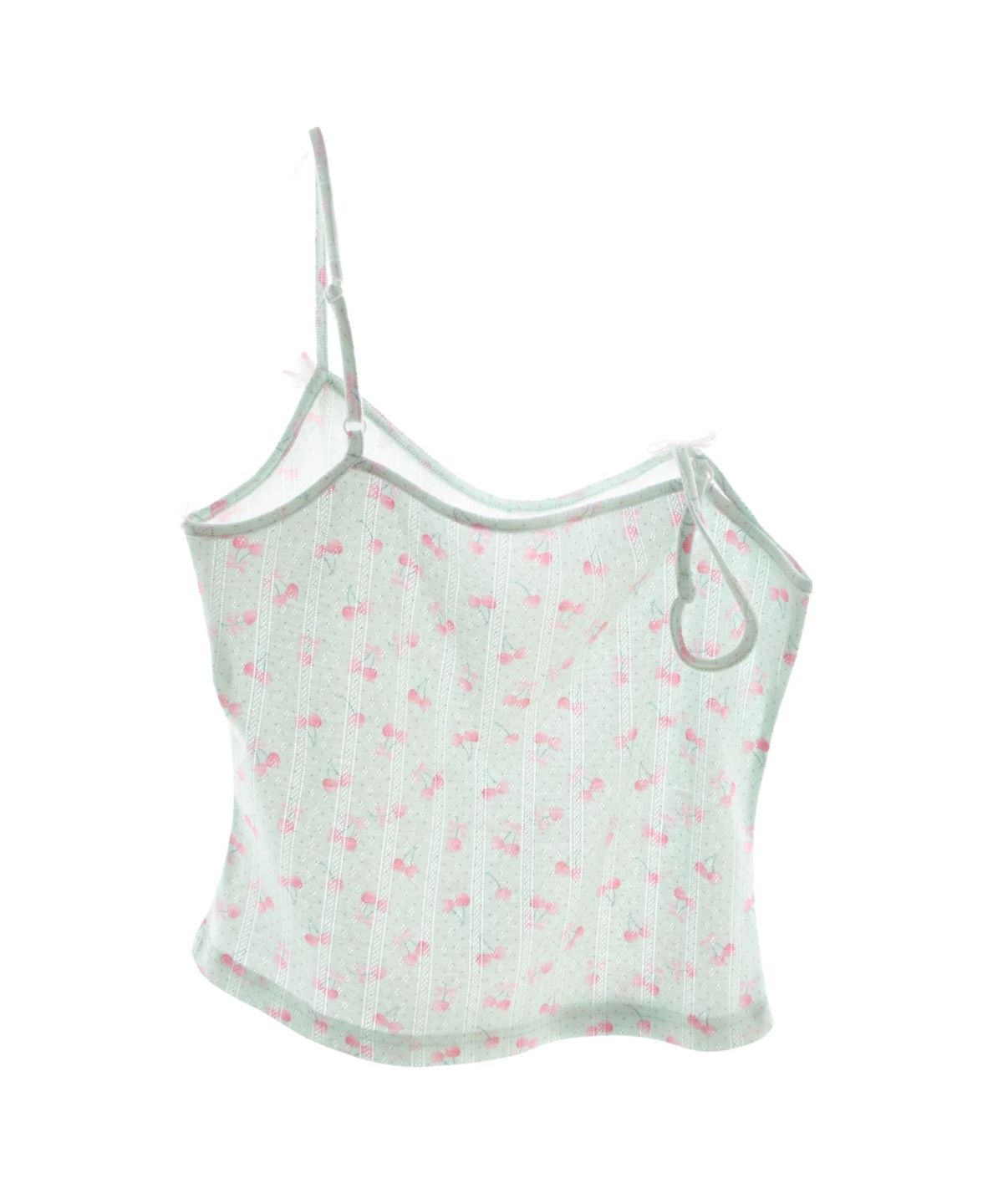 구름킴(GULEMKIM) Angel Courtyard Lace Bow Small Strap (cherry mambo)