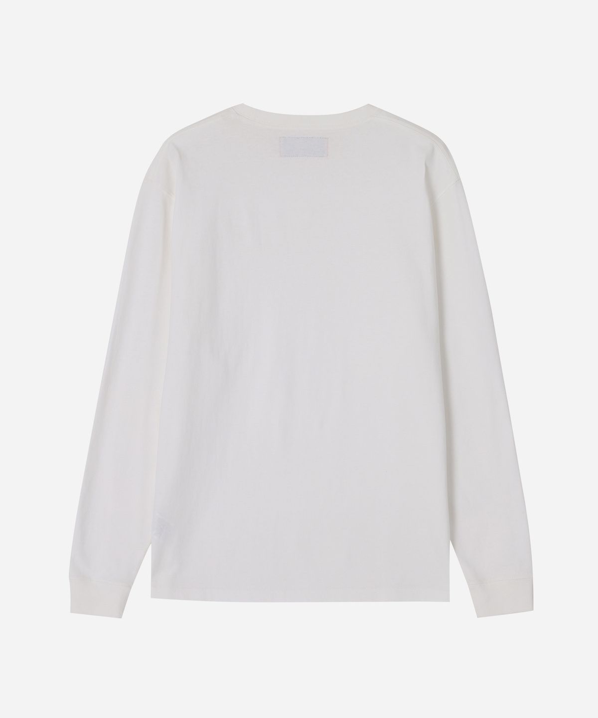 유니버셜 오버롤(UNIVERSAL OVERALL) WORKERS POCKET LONG SLEEVE T-SHIRT WHITE
