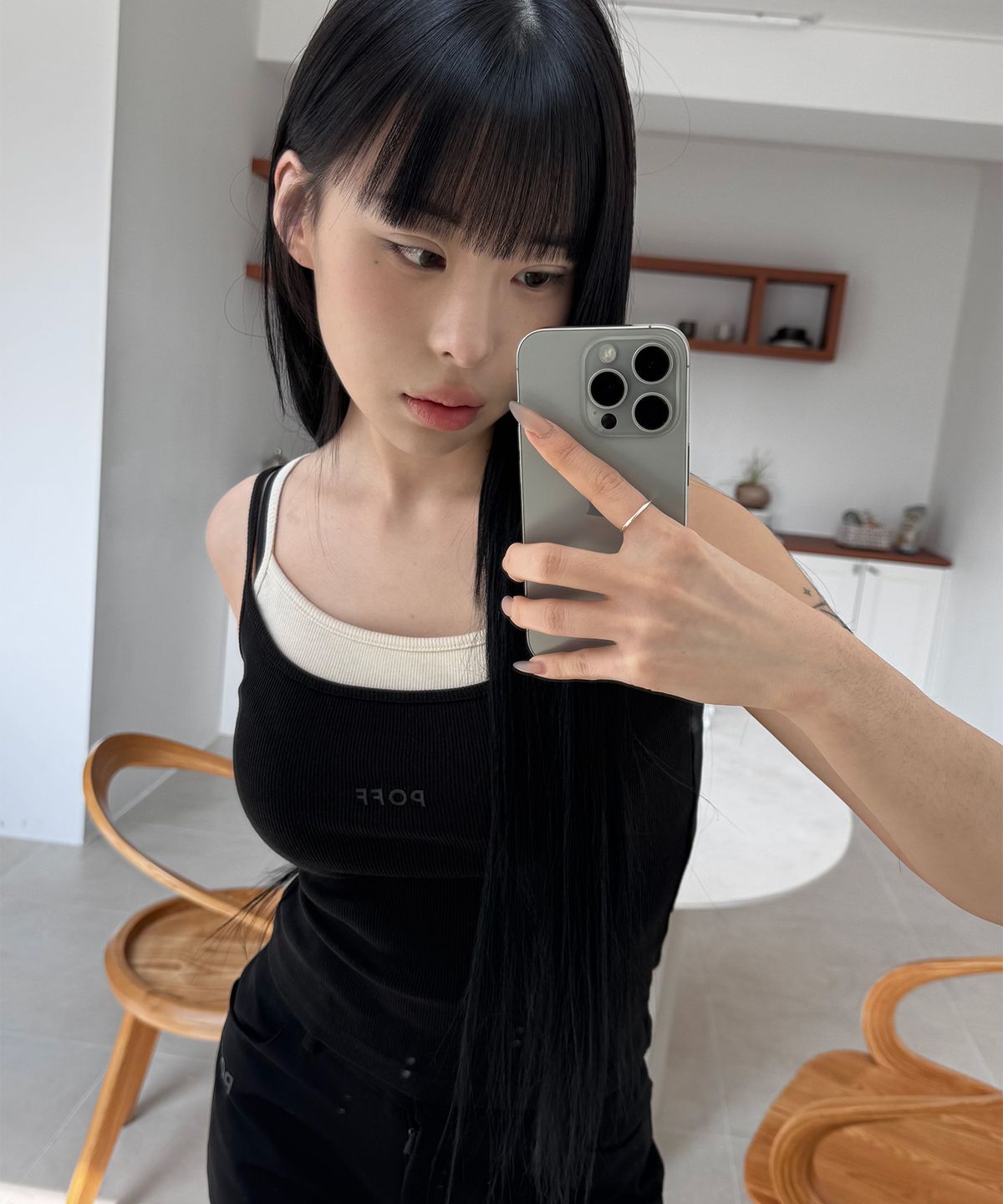 포프 서울(POFF SEOUL) LAYERD SLEEVELESS