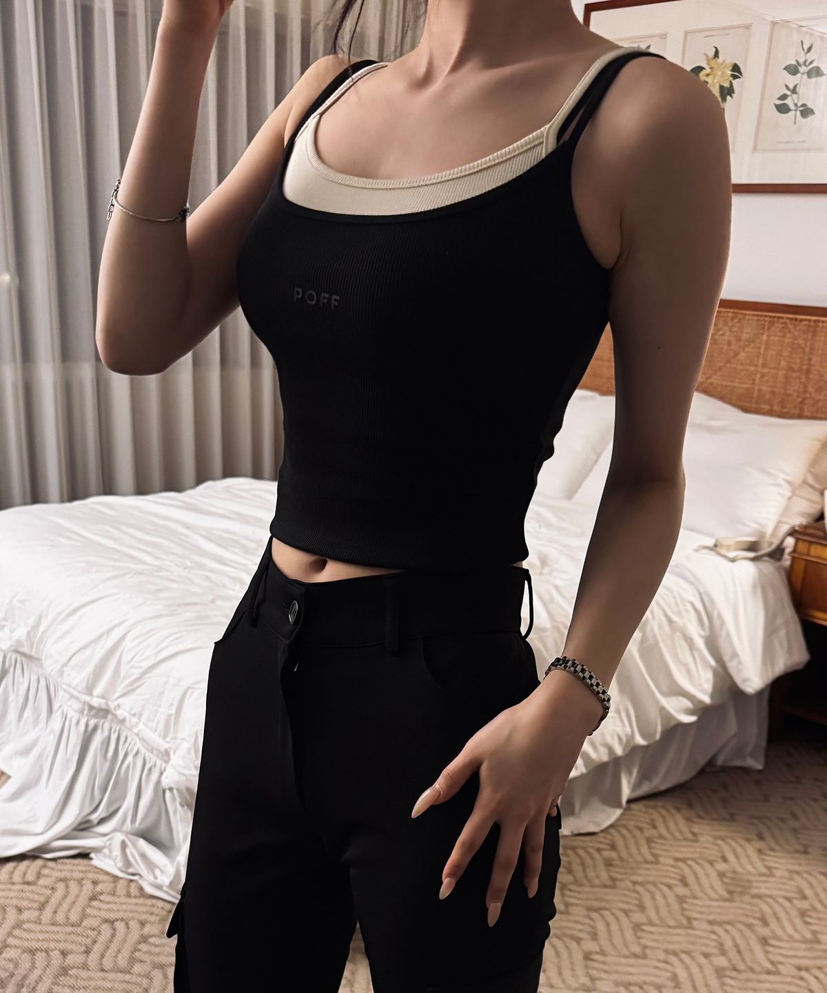 포프 서울(POFF SEOUL) LAYERD SLEEVELESS