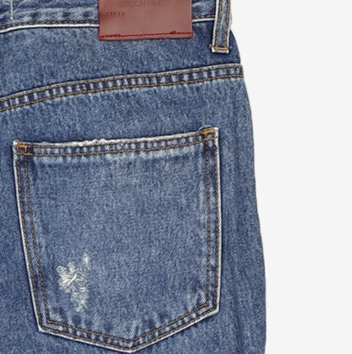 메종미네드(MAISON MINED) ISLE DESTROY DENIM PANTS M/BLUE 48