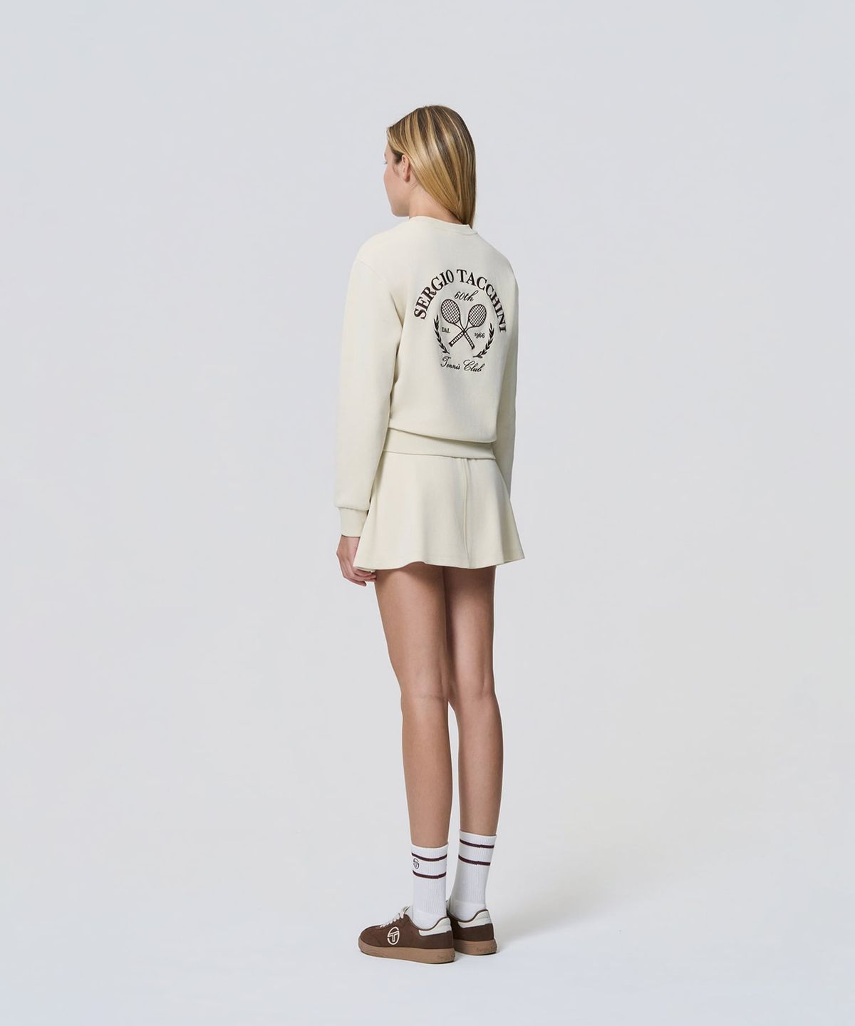 세르지오 타키니(SERGIO TACCHINI) W 타키니 60th 플레어 스커트 (L.Olive)
