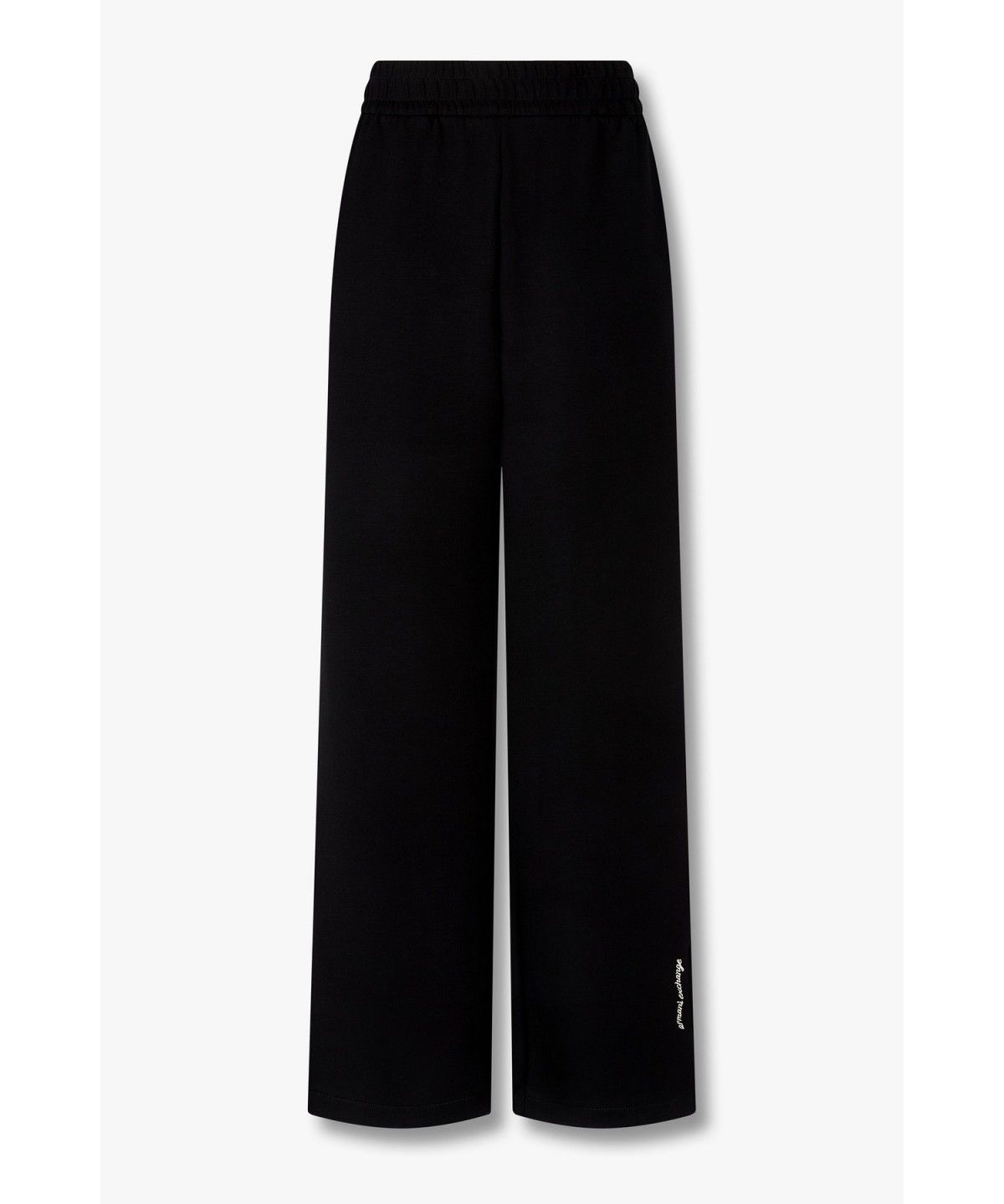 아르마니 익스체인지(ARMANI EXCHANGE) 여성 스트레이트 핏 저지 스웨트팬츠 _블랙 A426341501