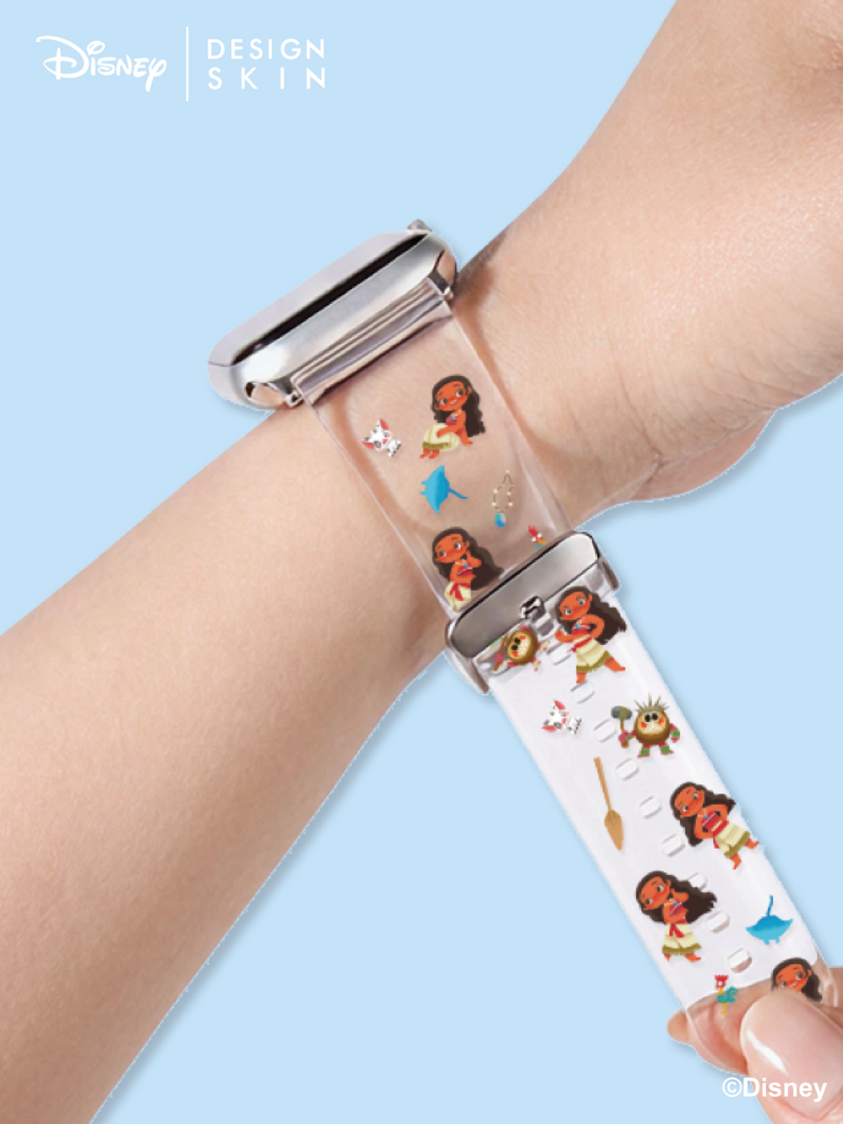 디자인스킨(DESIGNSKIN) [그래픽마켓] 애플워치 40mm 그래픽 스트랩-모아나