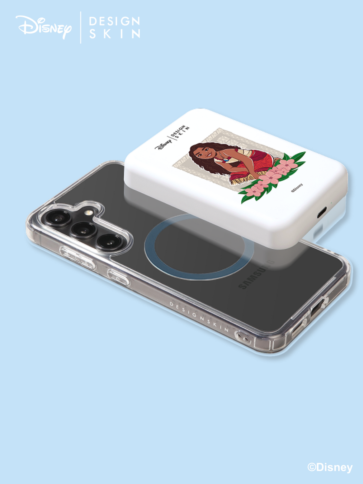 디자인스킨(DESIGNSKIN) [그래픽마켓] 맥세이프 보조배터리-모아나
