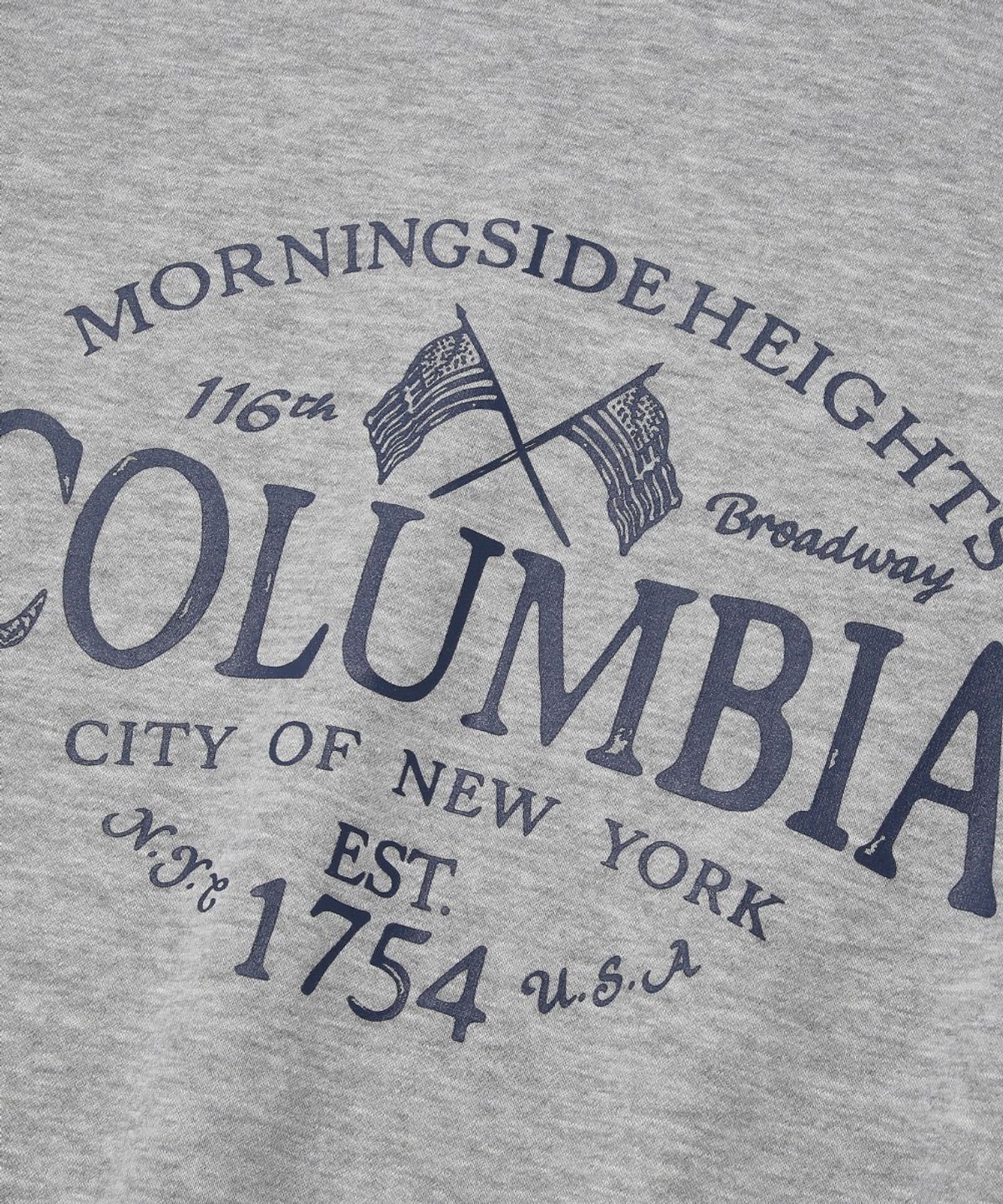 컬럼비아 유니버시티(COLUMBIA UNIVERSITY) AMERICAN FLAG FLEECE SWEAT SHIRT_M.GRAY