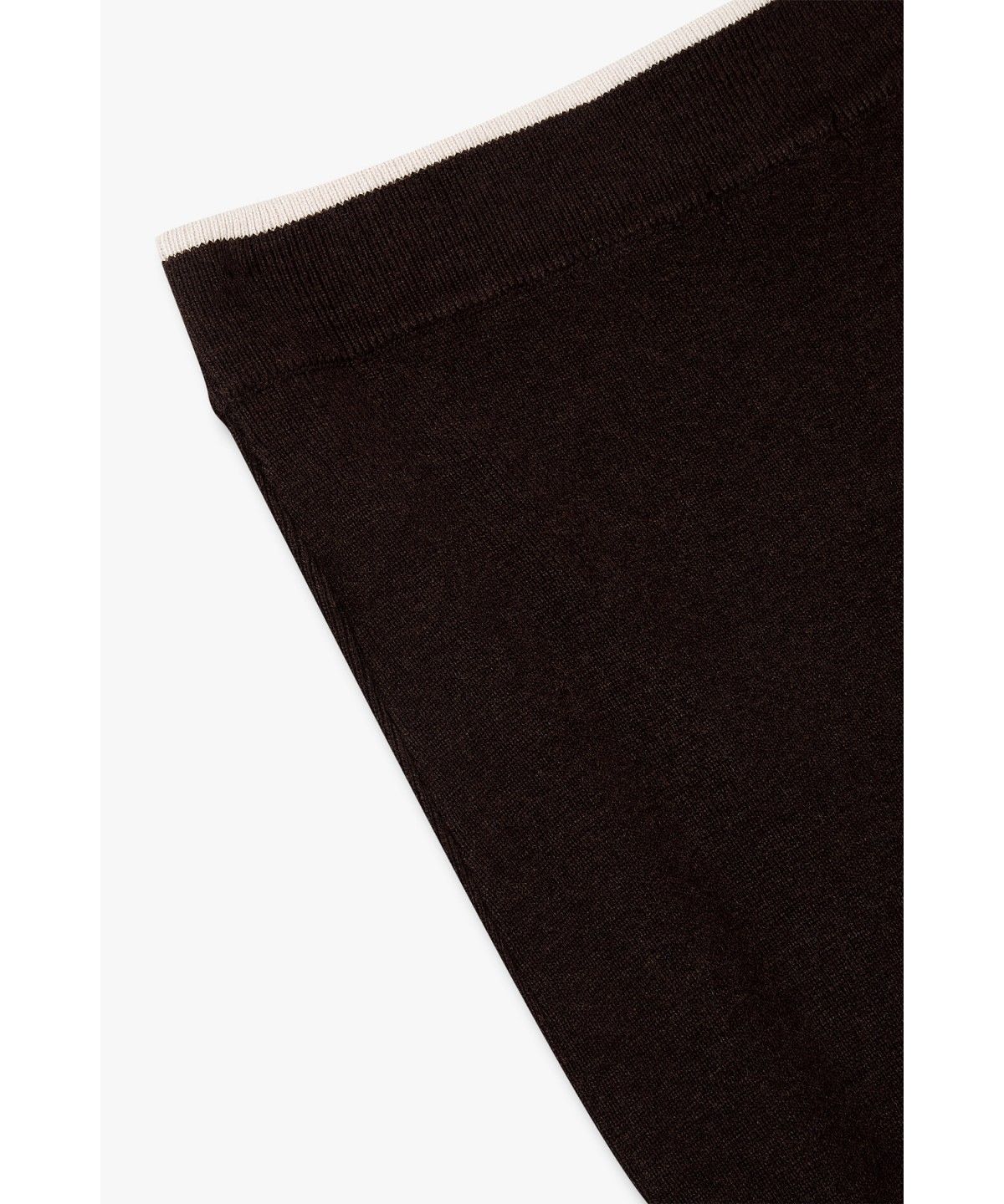 아르마니 익스체인지(ARMANI EXCHANGE) 여성 캐시미어 울 니트 스커트_다크 브라운 A426342502