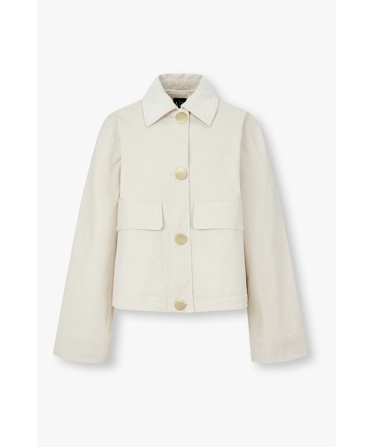 아르마니 익스체인지(ARMANI EXCHANGE) 여성 코듀로이 카라 스트레치 자켓_라이트 베이지 A426310507