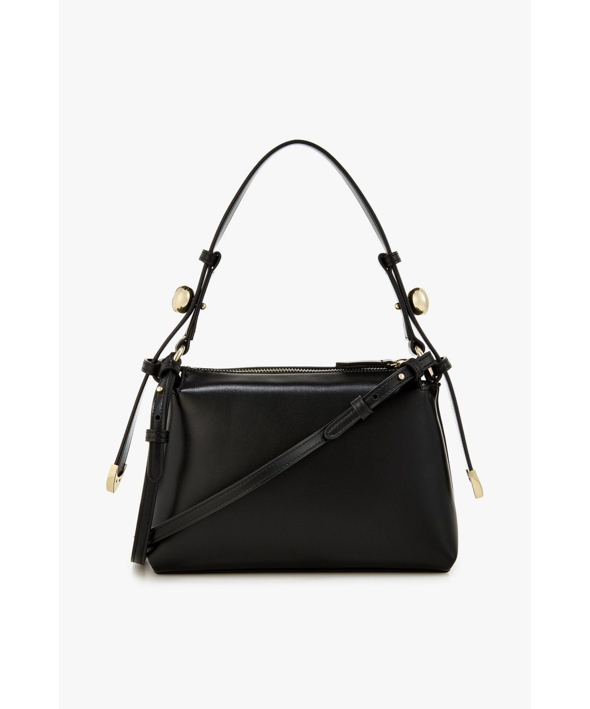 아르마니 익스체인지(ARMANI EXCHANGE) 여성 코티드 패브릭 숄더백 _블랙 A426370504