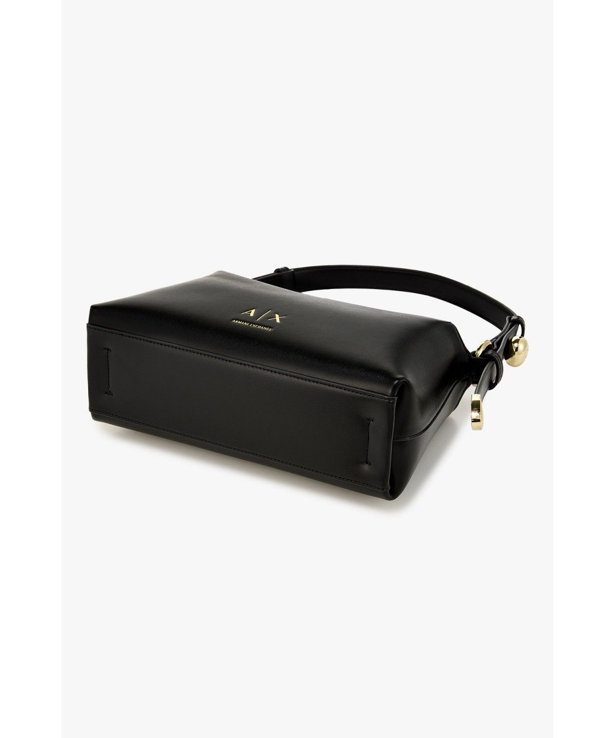 아르마니 익스체인지(ARMANI EXCHANGE) 여성 코티드 패브릭 숄더백 _블랙 A426370504