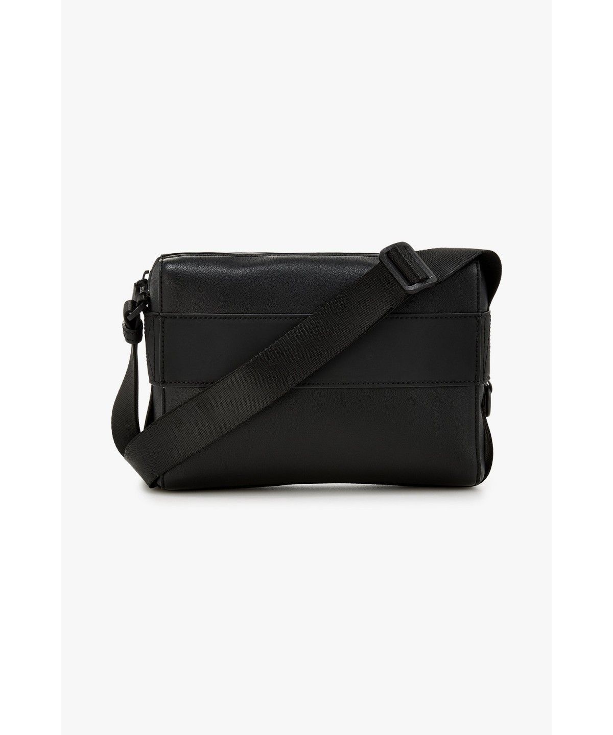 아르마니 익스체인지(ARMANI EXCHANGE) 남성 코티드 패브릭 메신저백 _블랙 A416370001