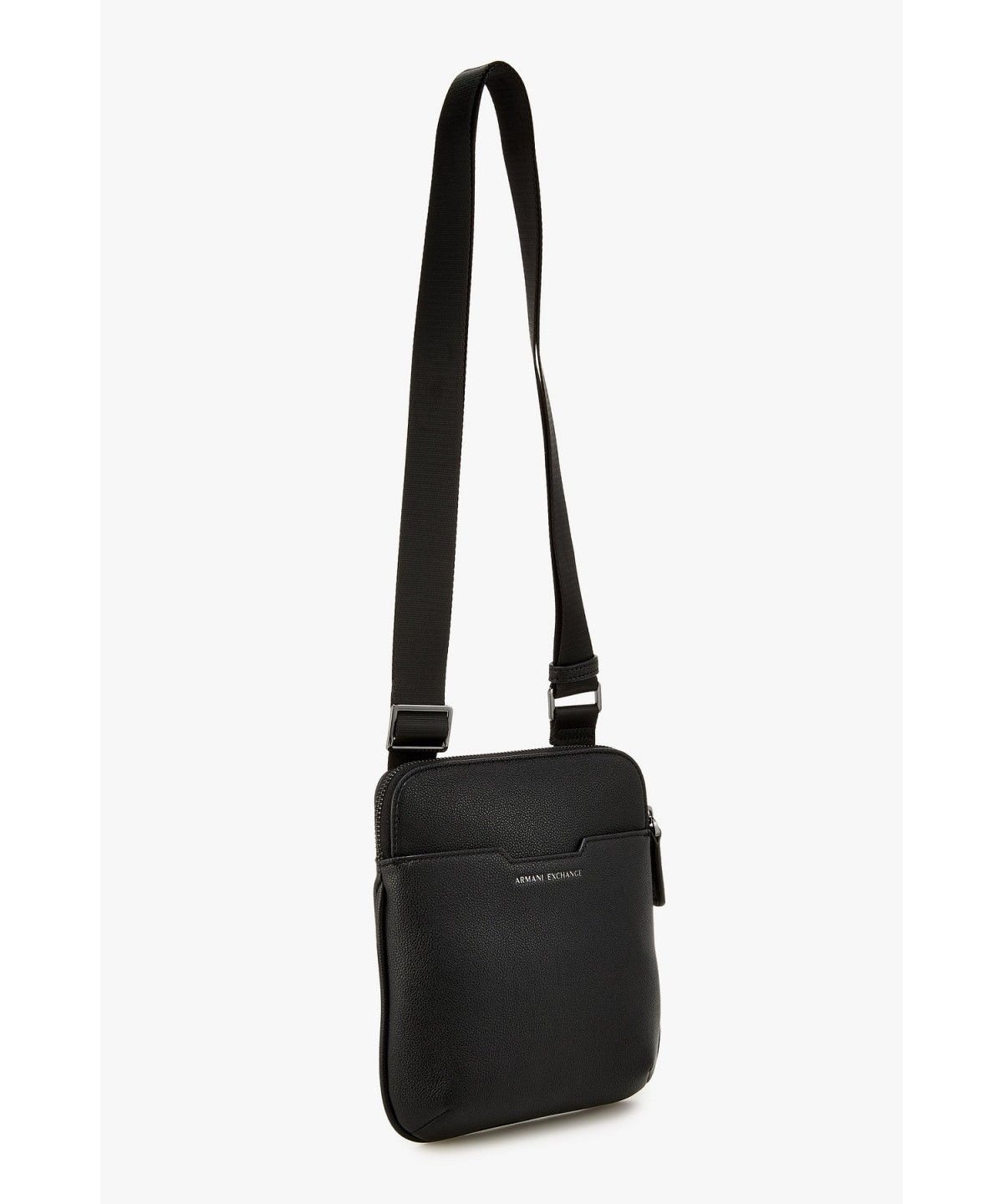 아르마니 익스체인지(ARMANI EXCHANGE) 남성 텍스처드 크로스바디 백_블랙 A416370100