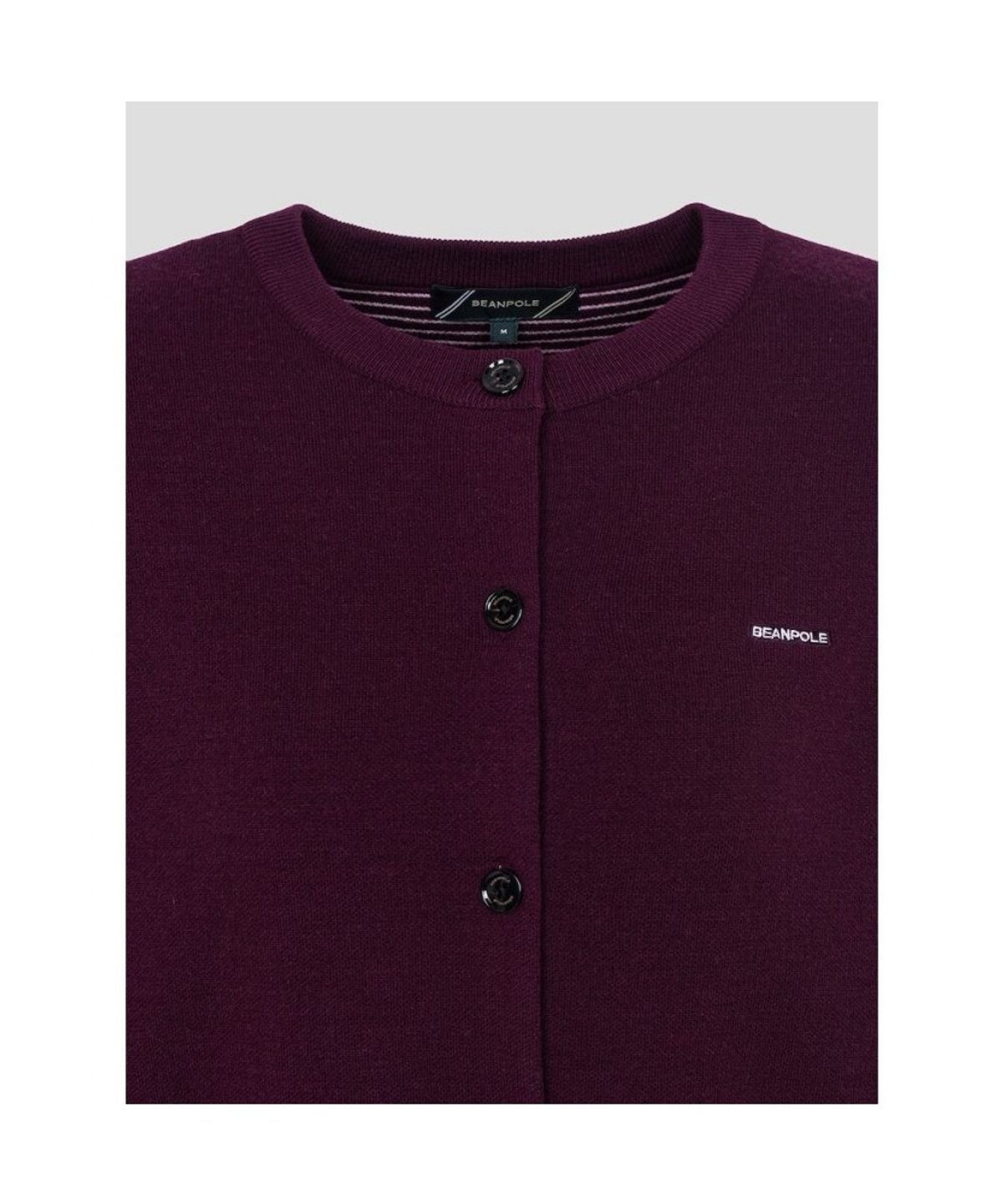 빈폴 레이디스(BEANPOLE LADIES) [Essential] 베러 핏 카디건  와인 (BF685AE03Z)