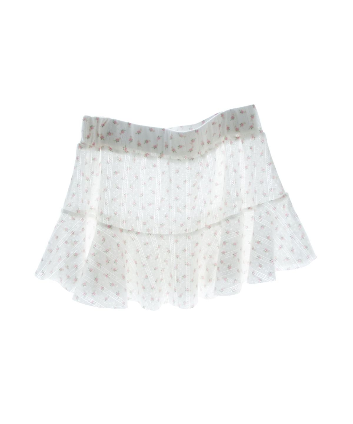 구름킴(GULEMKIM) Angel Courtyard Small Wave Floral Skirt (angel garden)