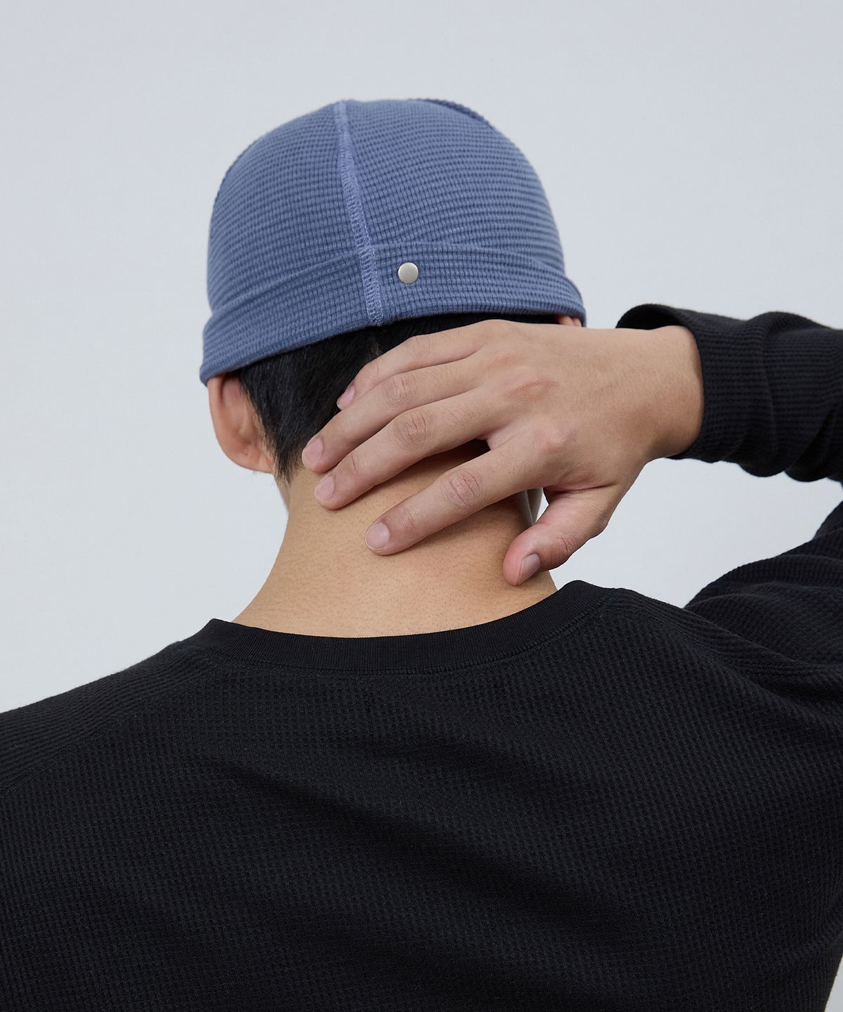 미치코런던 스포츠(MICHIKO LONDON SPORTS) 와플 스냅 비니 슬레이트 블루