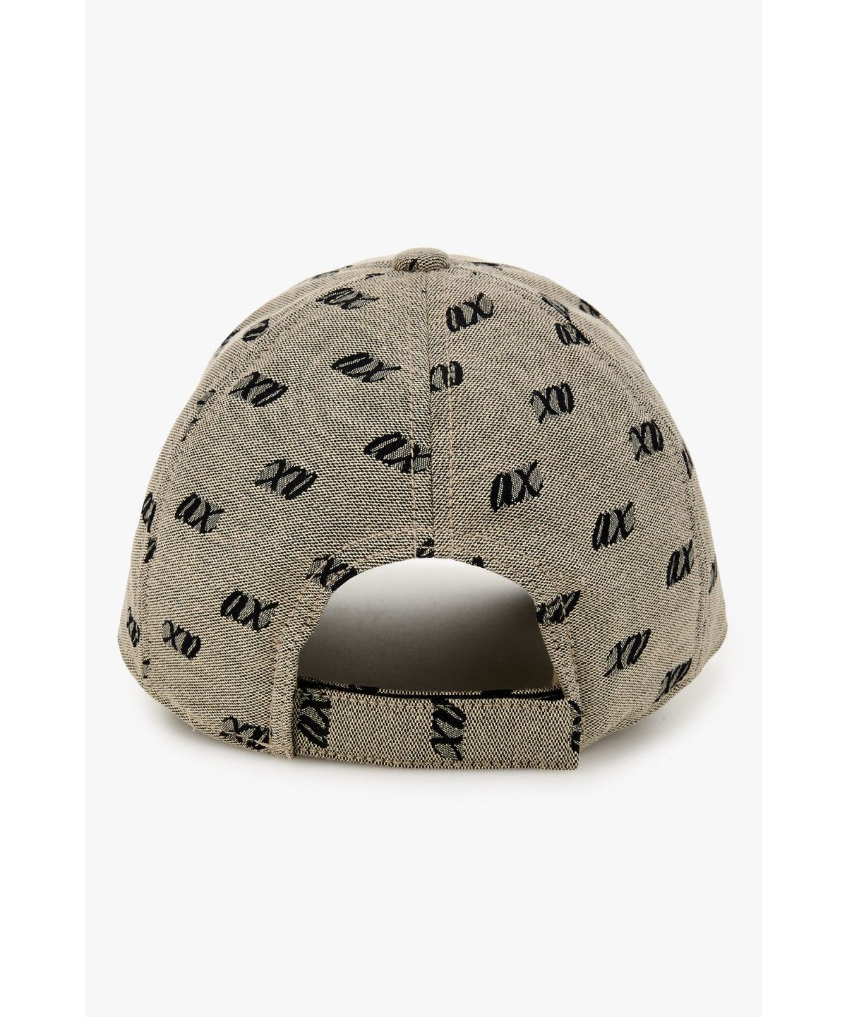 아르마니 익스체인지(ARMANI EXCHANGE) 여성 로고 자카드 베이스볼 캡 _베이지 A426372503