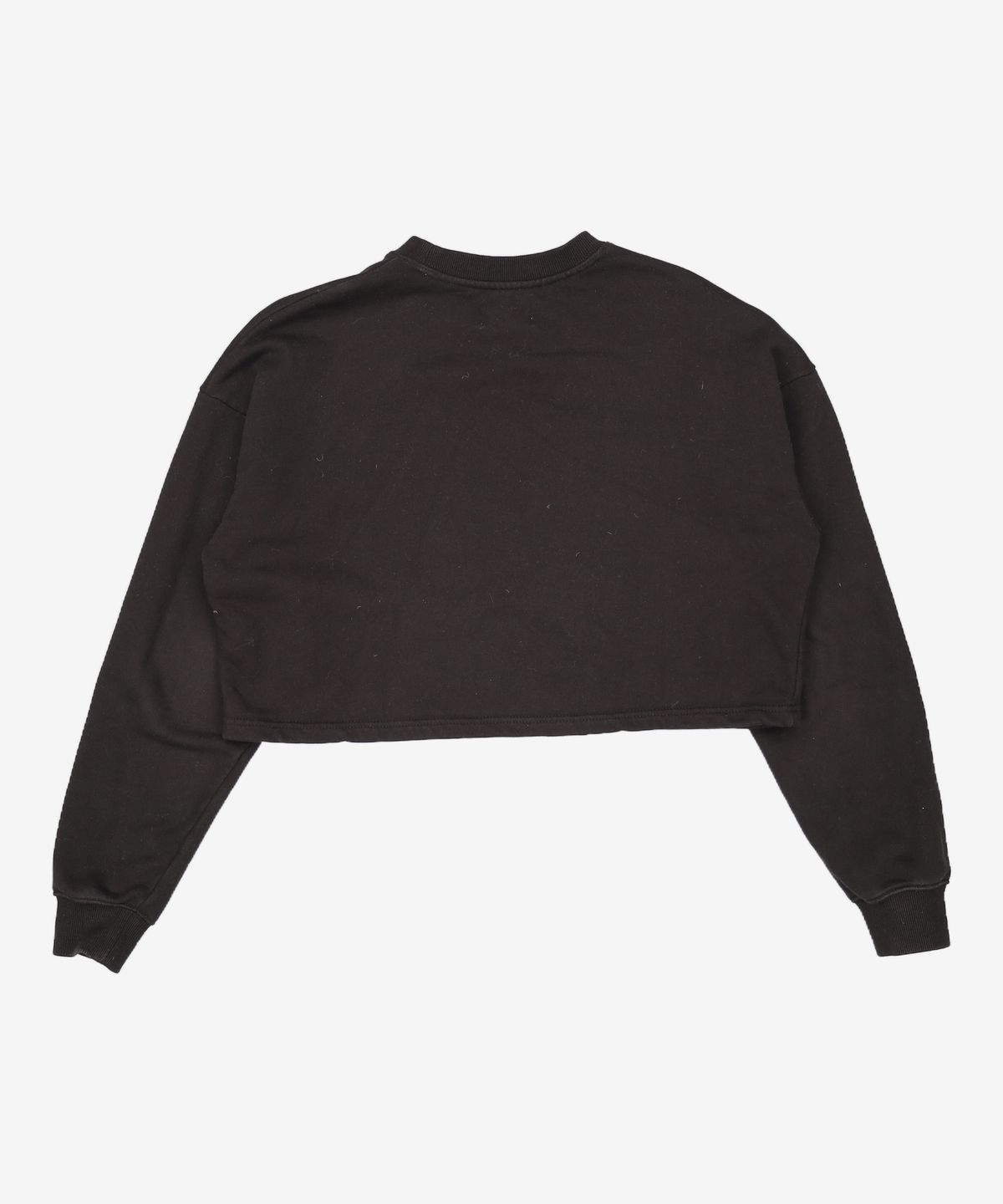 클로티(CLOTTY) ARCH LOGO CROP SWEAT-SHIRT BLACK(CY2BSFM445A) XL